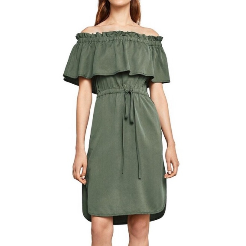 BCBGMAXAZRIA “Evangelie” Off-the-Shoulder Dress.